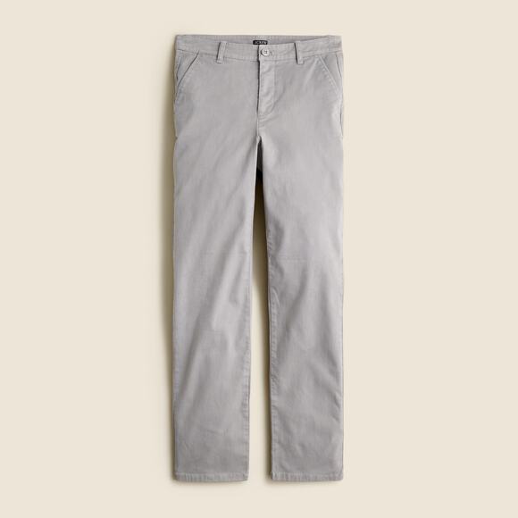 J. Crew Kate Straight Leg Pant Chino Gray 12 Career Work Basic Staple‎ Minimal - Picture 1 of 12